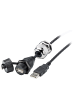 6AV6881-0AF22-0DC0 USB cable type B, female USB A, IP67, male USB A, IP20,
