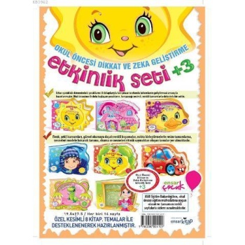 Okul Öncesi Dikkat ve Zeka Geliştirme Etkinlik Seti +3