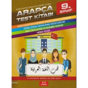9. Sınıf İmam Hatip Lisesi Müfredatıyla Birebir Uyumlu Arapça Test Kitabı