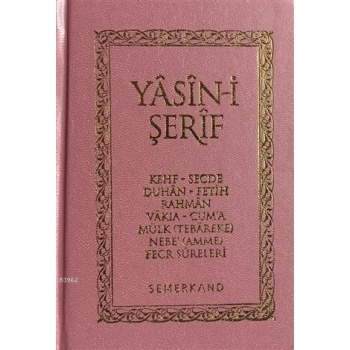 Yasini Şerif Cep Boy - Ciltli Pembe Kapak