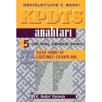 Kpdts Anahtarları