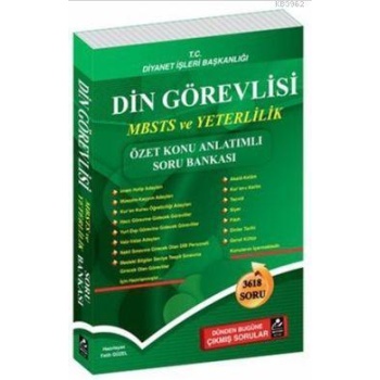Din Görevlisi MBSTS ve Yeterlilik Özet Konu Anlatımlı Soru Bankası; 3618 Soru, Dünden Bugüne Çıkmış Sorular