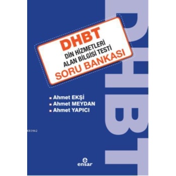 DHBT Din Hizmetleri Alan Bilgi Testi Soru Bankası