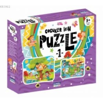 Çocuklar İçin Puzzle - 1 (Kutulu)