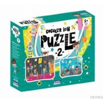 Çocuklar İçin Puzzle - 2 (Kutulu)