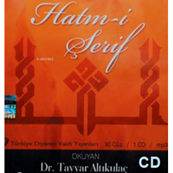 Hatmi Şerif Mp3 Cd