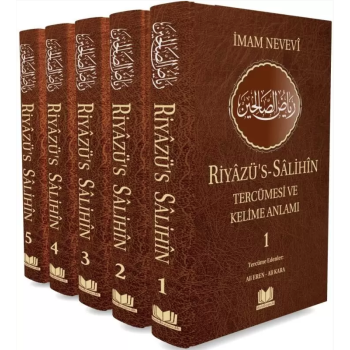 Riyazüs Salihin Kelime Manalı 5 Cilt Takım