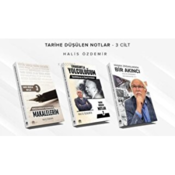 Tarihe Düşen Notlar Seti - 3 Kitap Takım