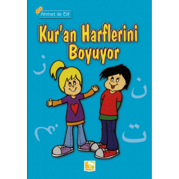 Ahmet İle Elif Kuran Harflerini Boyuyor