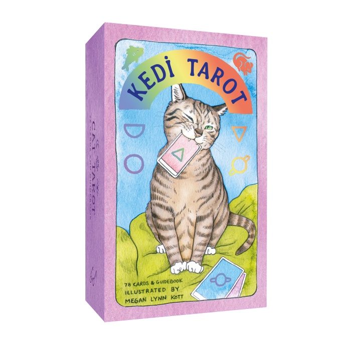 Kedi Tarot (Cat Tarot) 78 Tarot Kartı ve Rehber Kitap (Yeni Kutu)
