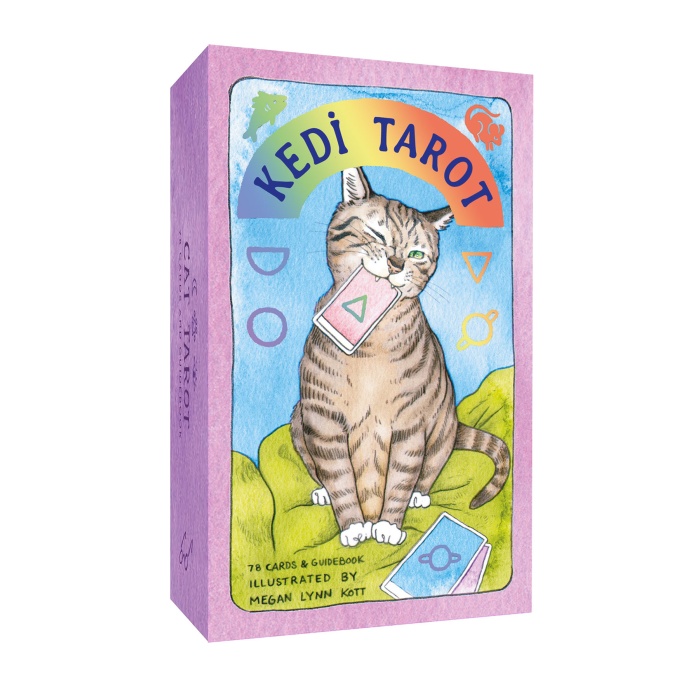 Kedi Tarot (Cat Tarot) 78 Tarot Kartı ve Rehber Kitap