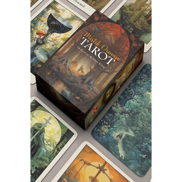 Mistik Orman Tarot Destesi / 78 Kart ve Rehber Kitap