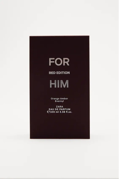 ZARA FOR HIM RED EDITION EAU DE TOILETTE 100 ML (3,38 FL. OZ). ERKEK PARFÜM (İNDİRİM ŞEHRİ)