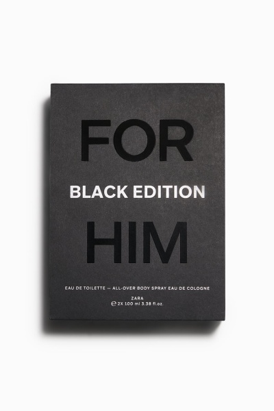 ZARA FOR HIM BLACK EDITION EDT + ALL-OVER SPRAY EDC 100 ML İNDİRİMSEHRİ