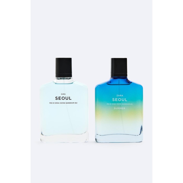 ZARA SEOUL 532-8 SINSA DONG GANGNAM-GU EDT 100 ML + ZARA SEOUL 532-8 SINSA DONG GANGNAM-GU SUMMER EDT 100 ML