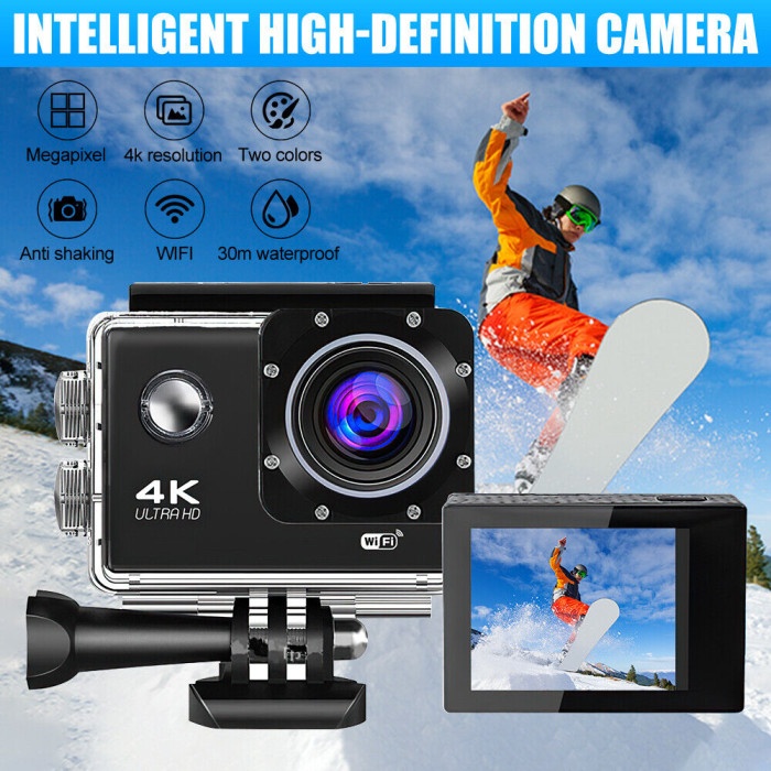 4K SPORTS ULTRA HD DV 30M Aksiyon Kamera