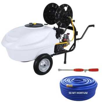 Türkoğlu T200B Benzinli İlaçlama Makinası 200 Lt + 50 mt Hortum
