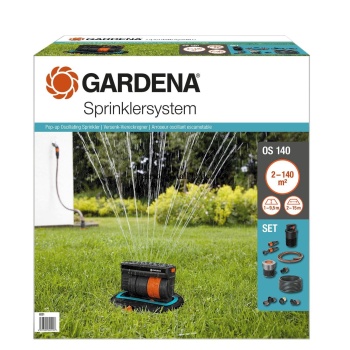 Gardena 8221 Salınımlı Pop-Up Fıskıye Seti OS 140