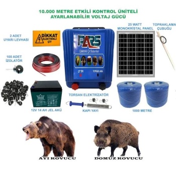 Pars Elektrikli Çit Ayı-Domuz Kovucu Eco Set 1000