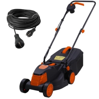 Garden Pro ZF6101 Elektrikli Çim Biçme Makinası 1200 watt + Uzatma Kablosu 20 mt