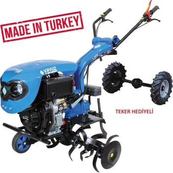 Yavuz Y300 Dizel Marşlı Çapa Makinası 3+1 Teker+Pulluk Dahil