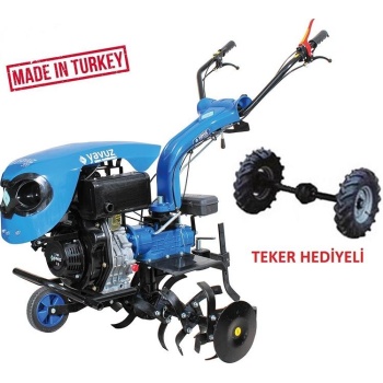 Yavuz Y300 Dizel Çapa Makinası 3+1 Teker+Pulluk Dahil