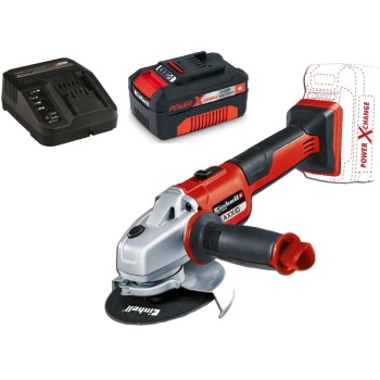 Einhell Axxio 18/125 Q Şarjlı Kömürsüz Avuç Taşlama 4 Ah 18V