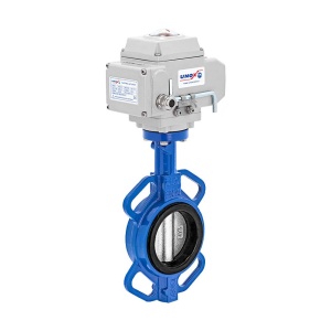 Unox Wafer Tip 220V AC Elektrik Aktüatörlü Kelebek Vana