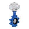 Unox Lug Tip 24V DC Elektrik Aktüatörlü Kelebek Vana