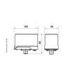 Fantini Cosmi B70A Druck Şalter 0,5-70Bar