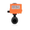 24V DC Elektrik Aktüatörlü U-PVC Küresel Vana