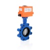 Unox Lug Tip 220V AC Elektrik Aktüatörlü Kelebek Vana