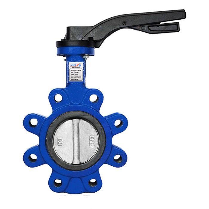 Unox Paslanmaz Klapeli Lug Tip Kelebek Vana EPDM Contalı