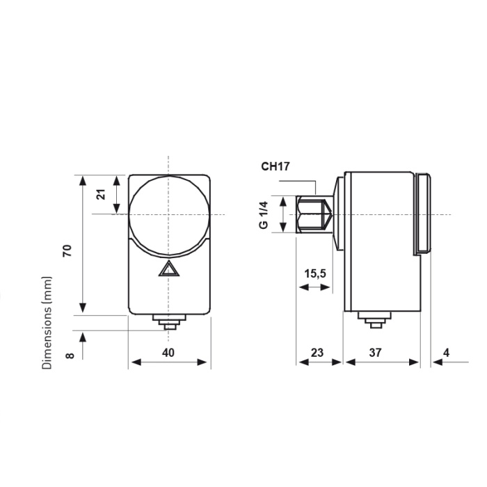 B01B Fantini Cosmi Prosestat 2-5,5Bar