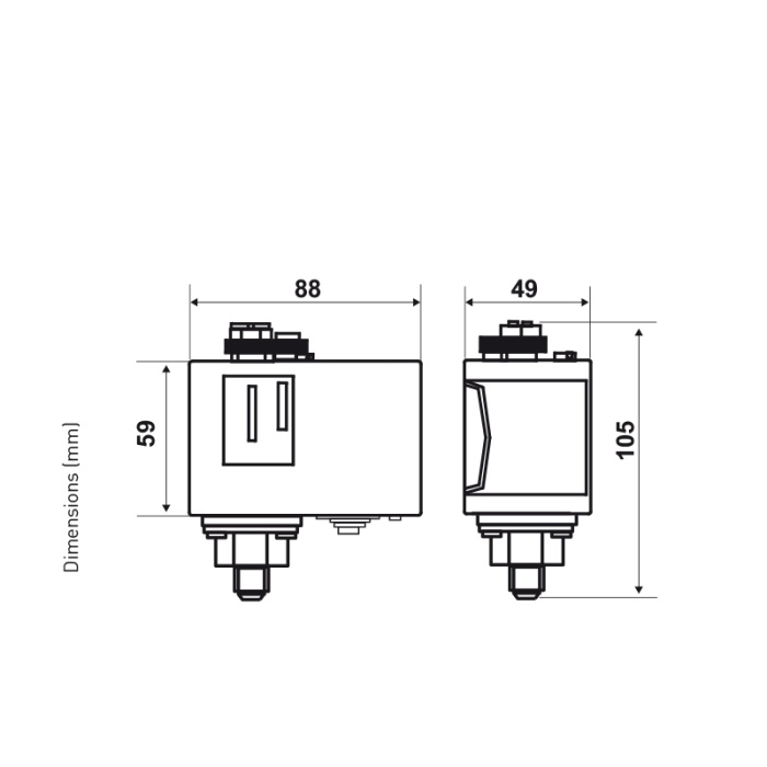 B12HN Fantini Cosmi Prosestat 60-300Bar