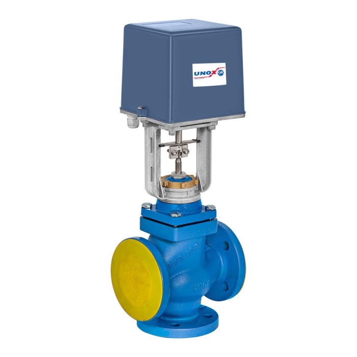 Unox 3 Yollu Motorlu On-Off Kontrol Vanası (Yüzer Kontrol)