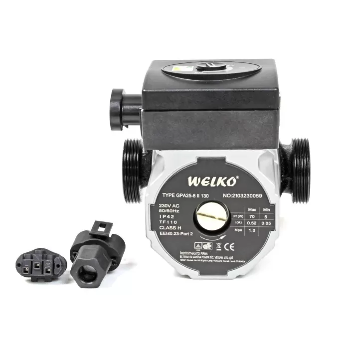 GPA25-8 ll 130MM WELKO 1 Sirkülasyon Pompası Frekans Kontrollü (PVO-26 MUADİLİ)