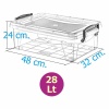 Saklama Kabı, Kiler Box, SA325 NO:6 Erzak Kabı, Kilitli Saklama Kutusu, 28 Litre