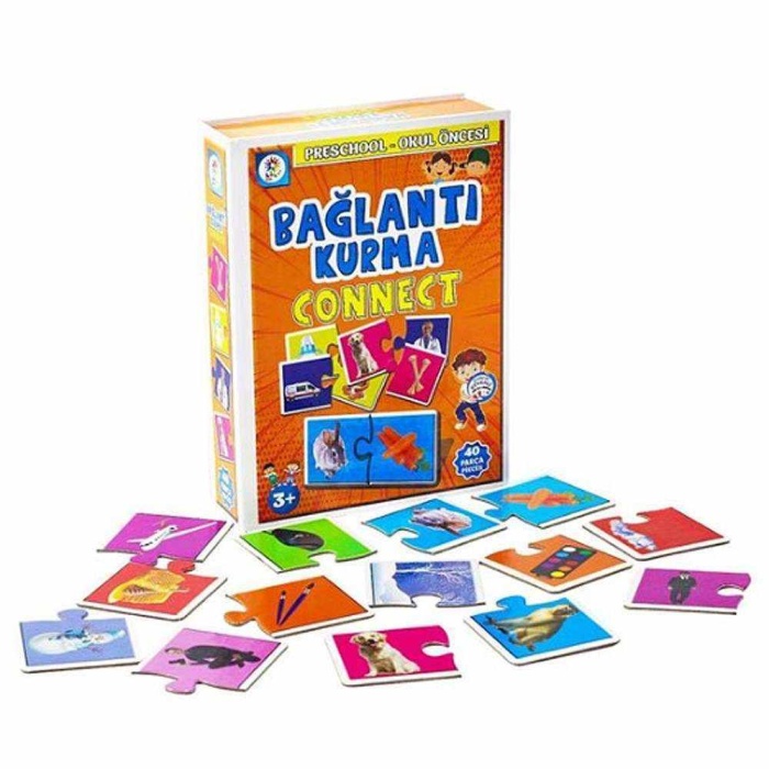 Bağlantı Kurma Okul Öncesi Oyun Seti 40 Parça