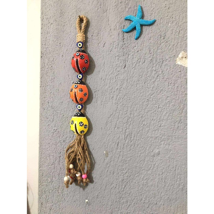 Renkli Uğur Böceği Duvar Süsü