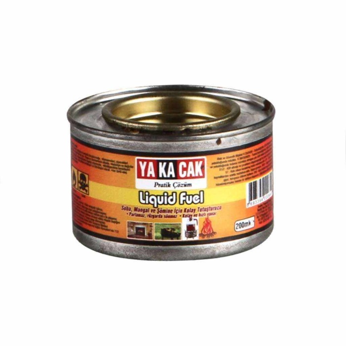 Reşo Yakıtı, Jel Likit Yakıt 200 Ml Metal Kutu