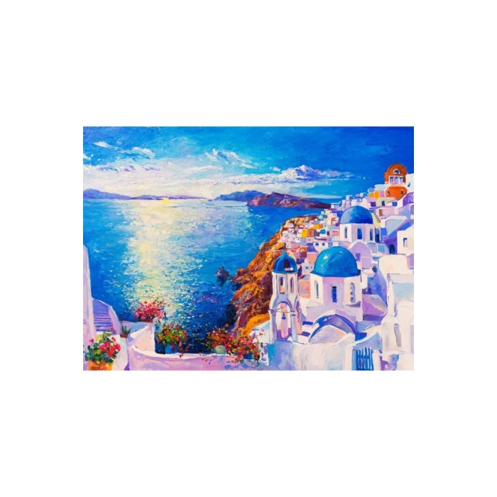 Santorini Canvas Tablo (50x70)