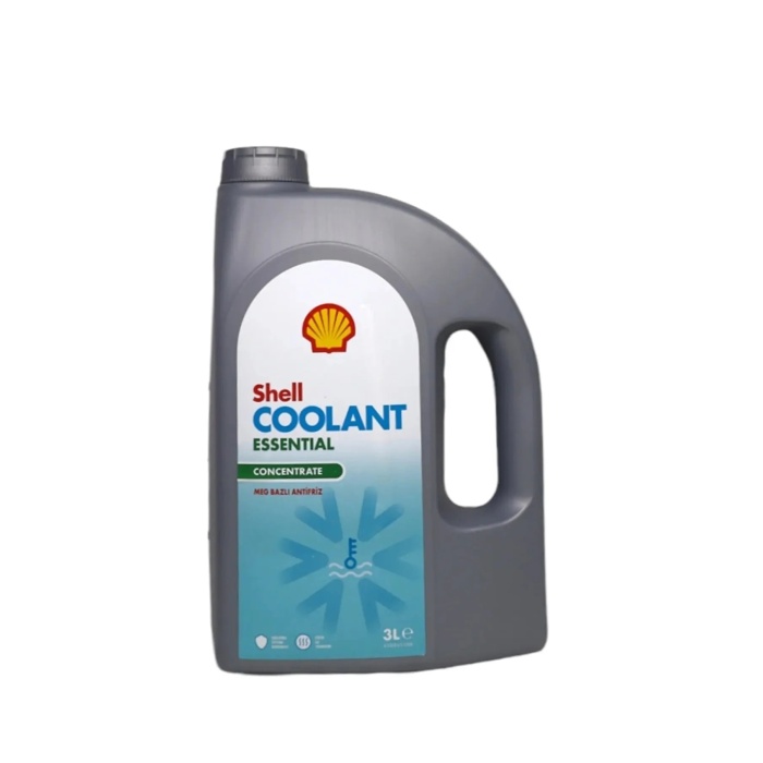 Shell Coolant Essential Konsantre 3 Litre Mavi Antifriz - 2023 Üretim - Konsantre Mavi Antifiriz