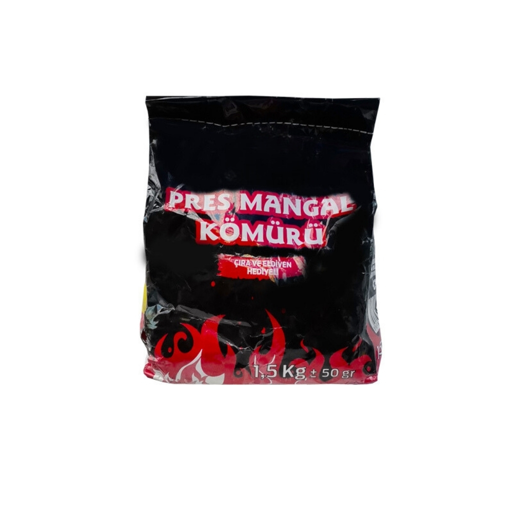 Mangal Kömürü 1.5 Kg Çıra ve Eldiven Hediyeli