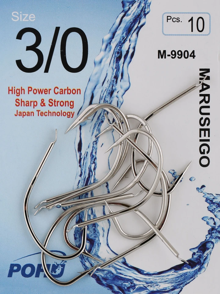 Pohu M-9904 Sb No: 3/0 10'lu Paket Olta Iğnesi