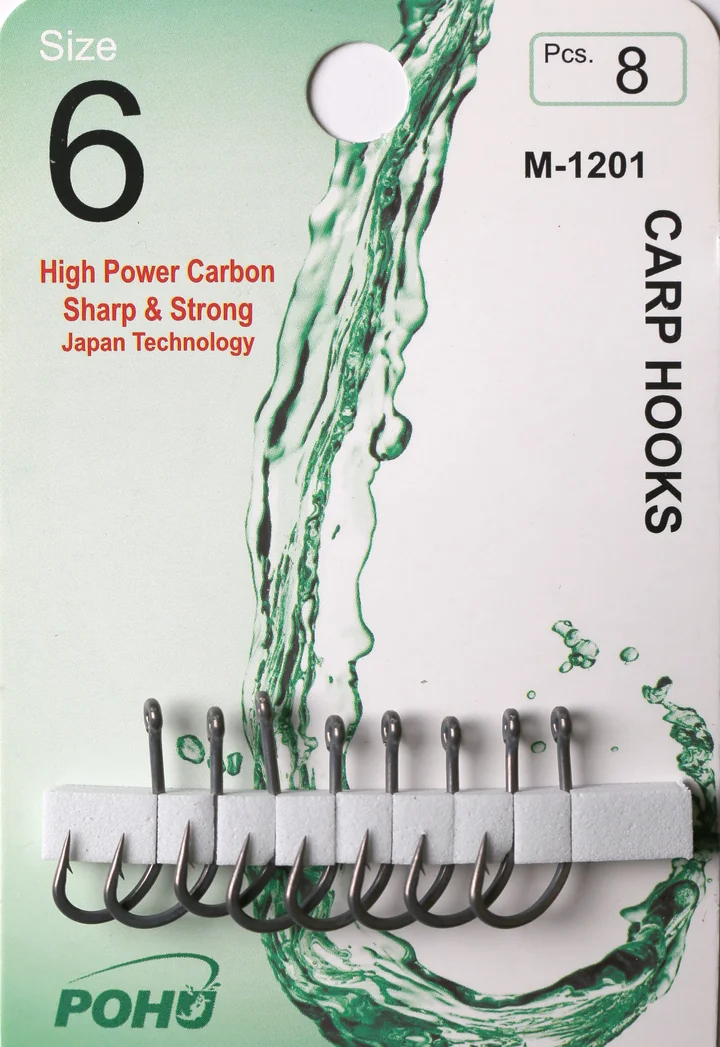 Pohu M-1201 6 Numara 8'li Paket Olta Iğnesi