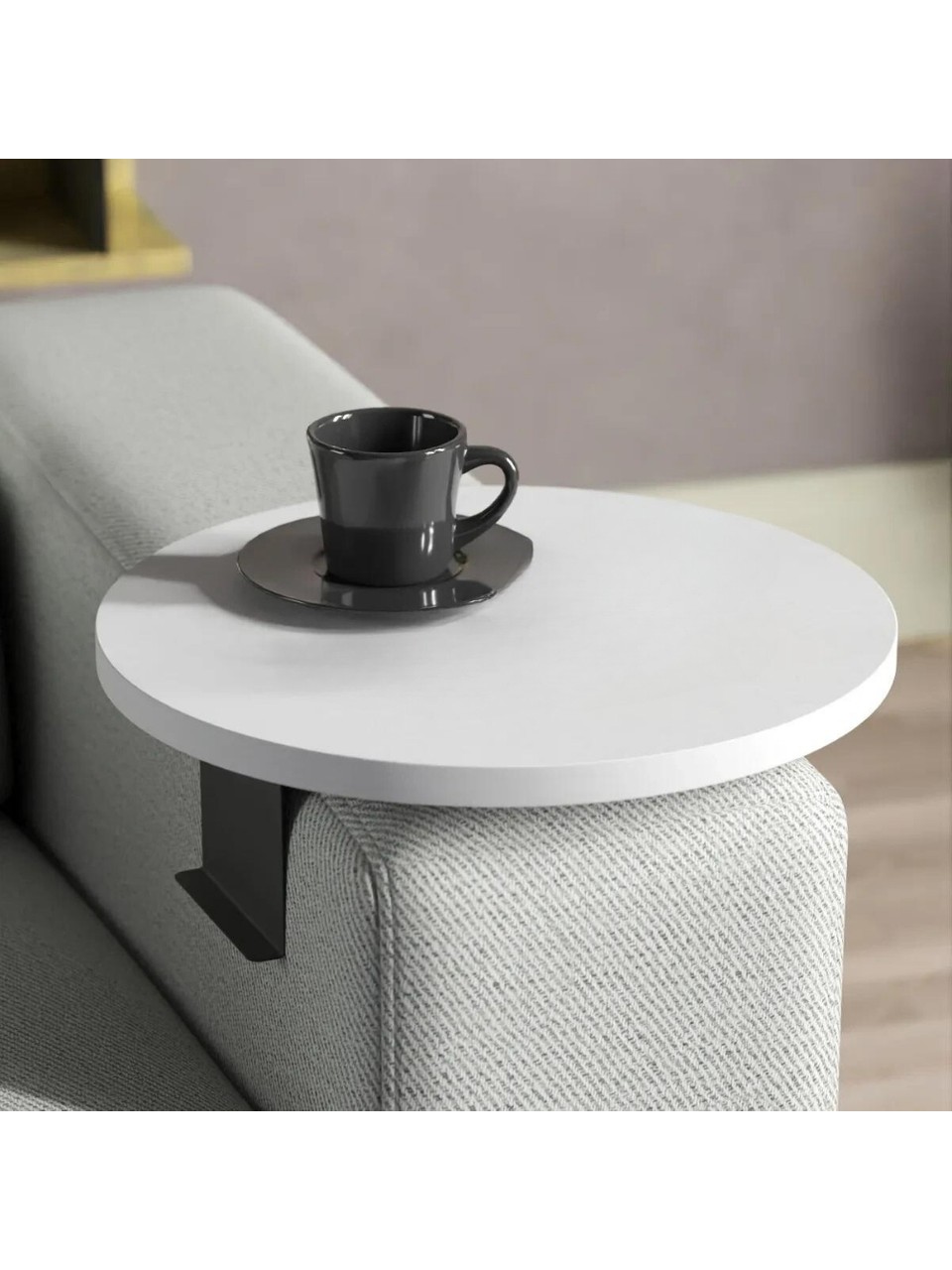 Yan Sehpa Ayarlanabilir Tepsi - BEYAZ