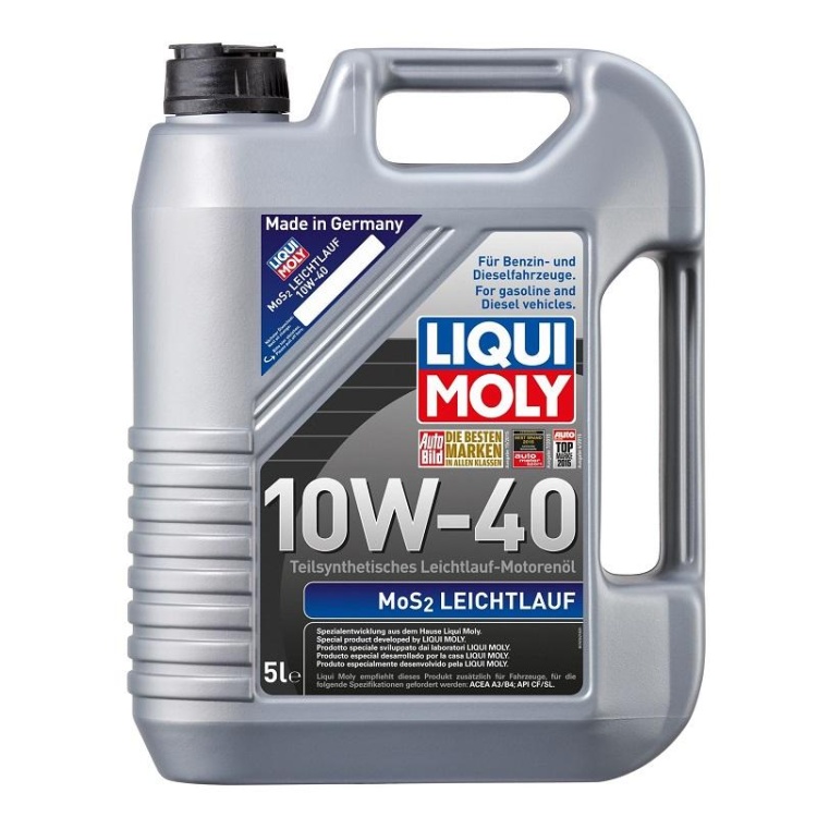 Liqui Moly 10W40 Motor Yağı Kısmi Sentetik MoS2li LEICHTLAUF 5 Litre (2184)