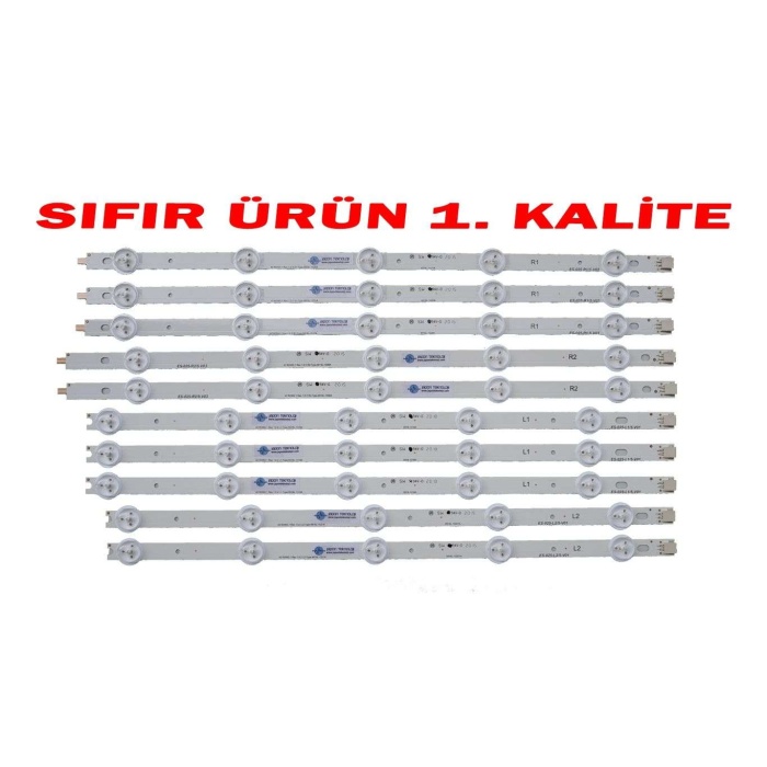 LG 42 ROW2.1, LG 42LA620S, 42LA613S, 42LN575S, 42LN577S, 42LN5400 SIFIR LED BAR TAKIM 10ADET 6916L-1412A, 6916L-1214A, 6916L-1385A, 6916L-1318A, 6916l-1338A, 6916L-1519A