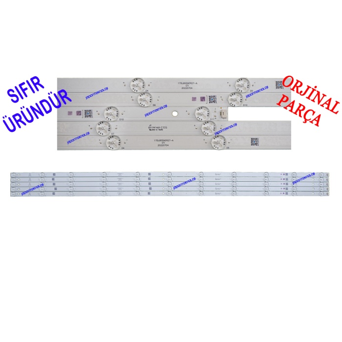 VESTEL, 55UA9631, LED BAR, BACKLIGHT, PANEL LEDLERİ, 17DLB55NER27-A, 30113553, 30113553CCC2
